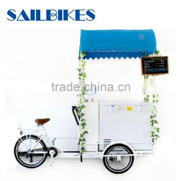 Electric Advertising cargo tricycle/trike for Ice Cream, Pizza, Bread, drinks,foods promotion sales