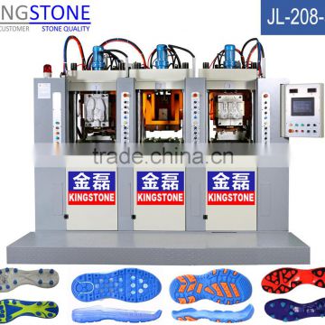 3 Stations TR/TPU/Rubber Double Color Outsole Shoe Making Machine JL-208-3S