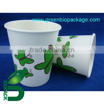 Disposable PLA paper cup with pla coating-6oz