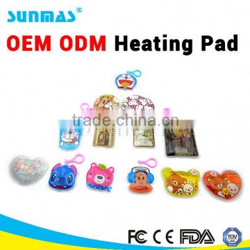 Sunmas OEM ODM Magic Reusable Heating pad FDA CE electric heating pad body warmer