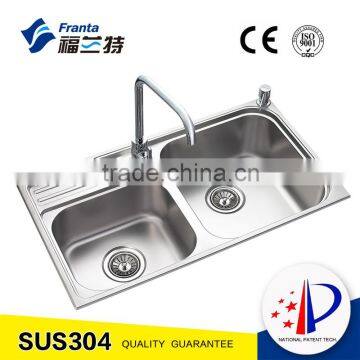 Franta Model 28380 commercial utility stainless steel kitchen wash basin sink