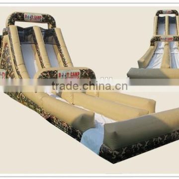 military style inflatable obstacle course for sale