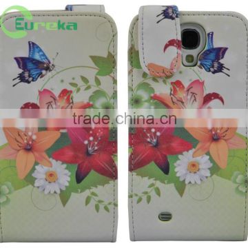 New design beautiful print leather case cover for Samsung S4 I9500