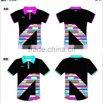 2016 Custome Sublimation Polyester Polo Shirt