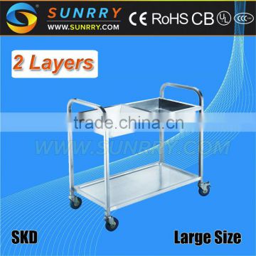 2015 New Style service trolley designs hotel service cart And trolley