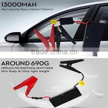 Lighter, Smaller and Thinner 13000mAh Jump Starter jump starter power bank