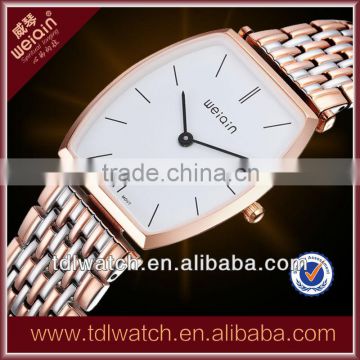 W2111 Ultrathin Couple watch Stainless steel watch