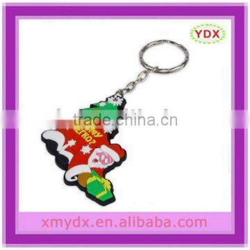 PVC Christmas key ring