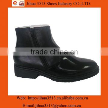 Malaysian Black leather police boots
