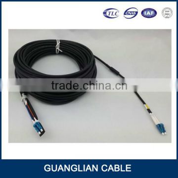 Armoured fiber optic cable om2 LSZH jacket
