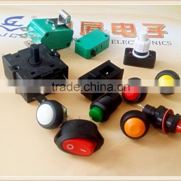 Band Channael Rotary Switch 1P10T 1 Pole 10 Position Single Deck screw terminal micro switch