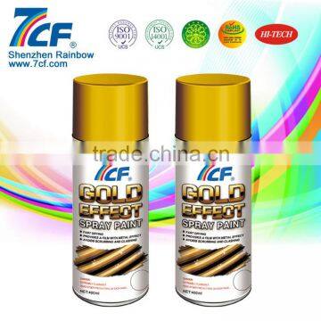 2015 High Quality Rainbow Fine Chemical Brand 7CF 400ml Acrylic Free Sample Spray Paint