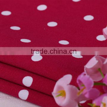 Manufacturer wholesale eco-friendly printed spandex fabric 95% cotton 5% polyester fabric for Dress