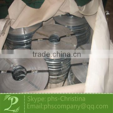 China manufacture galvanized steel strapping, stainless steel banding strap