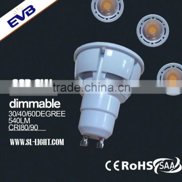 OEM ODM Factory NEW Design CE RoHS 1%-100% Dimmable GU10 6W LED Spotlight LED