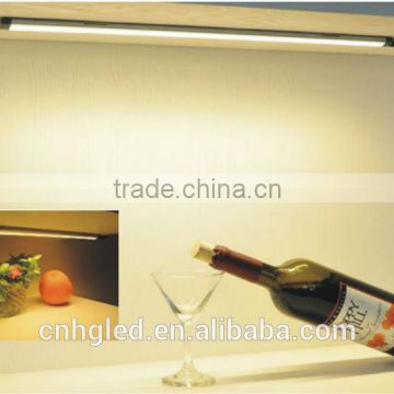 Super slim/ Trigonal CE/TUV/UL RoHS approved led under kitchen cabinet light with IR sensor