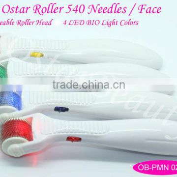 540 Needles LED micro needle roller / skin roller / mts derma roller OB-PMN 02