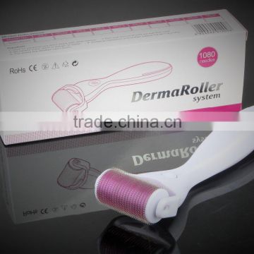 skin care dermaroller China dermaroller microneedle derma roller 1080 1200 interchangeable derma roller micro needle system