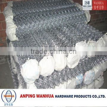Anping Wanhua--hot dip galvanized chain link fence