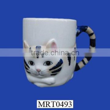 cat figural coffee cup