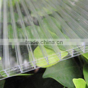100% raw bayer material 4 layer polycarbonate hollow sheet