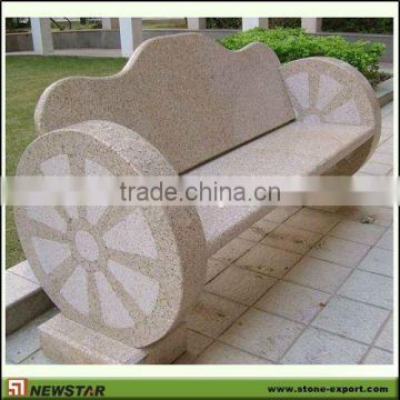 hand curved garden bench