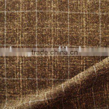 Plaid flannel fabric-wool fabric