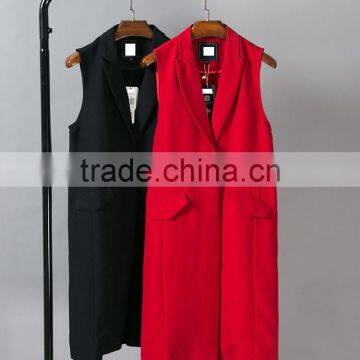 wholesale china garment factory, cheap latest fashion design of woman waistcoat