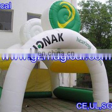 inflatable arch roof for car /inflatable arch tent/ inflatable arch tent for event