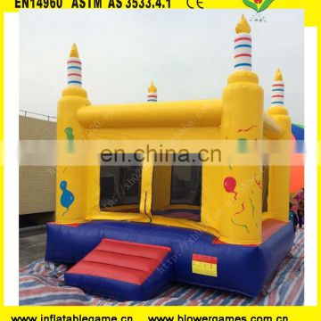 birthday cake inflatable bouncer for kids
