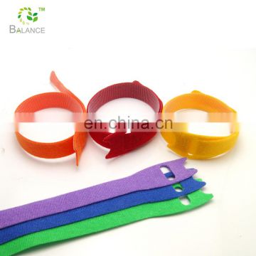 Widely used sticky double-side self-adhesive nylon cable strap hook and loop fastening belt