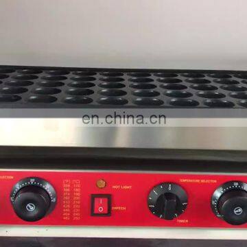 Hot sale snack machines 50 holes poffertjes grill pancake machine