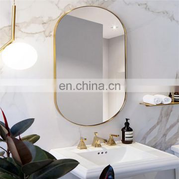 Used for hotel bathroom mirror glass price