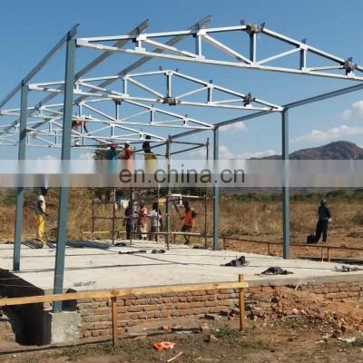 high quality customized prefabricated steel structure truss purlin barn shed/warehouse