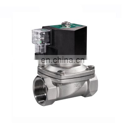 COVNA DN50 2 inch 2 Way 220V Normally Closed 304 Stainless Steel Low Pressure Water Solenoid Valve