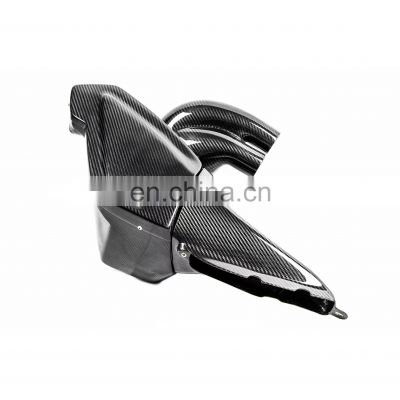 Perfect Fitment Aerodynamic Manufacturer Hot Sale Dry Carbon Fiber Cold Air Intake Car OEM For AUDI S6, RS6