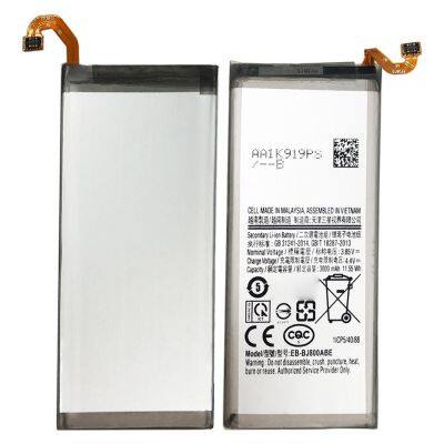 3000mAh Phone Battery EB-BJ800ABE For Samsung Galaxy A6 2018 J6 J600F Cell Phone Parts