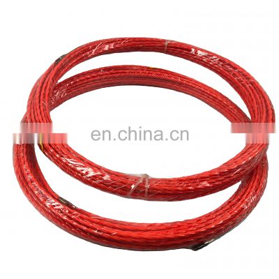 Fiberglass Cable Puller Feet Fish Tape Wire Puller 30m Electrical Nylon Fish Tape Reel Wire for Pull Wire
