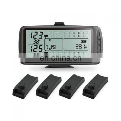 2~34 wheel solar internal sensor truck TPMS system for heavy duty with data output function