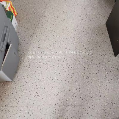 Imitation carpet grain stone plastic floor gray cement grain SPC floor imitation marble grain sheet buckle plastic floor tile