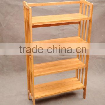Solid bamboo modern book shelves