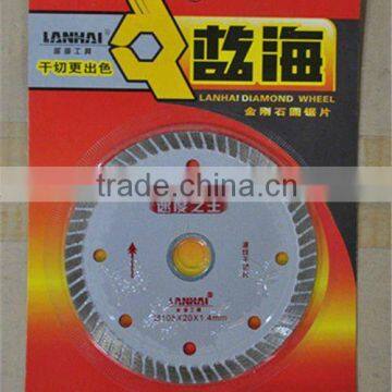 105mm turbo rim diamond saw blade for stone&ceramic