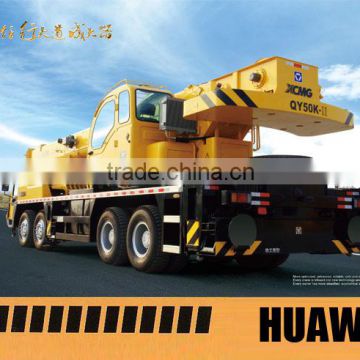 Construction machinery XCMG 50 ton crane truck