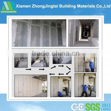 Green high quality lightweight building materials waterproof white faux brick wall panels
