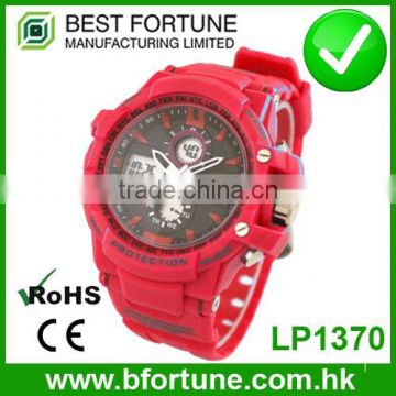 LP1370 Get free sample three hands movt 30m waterproof plastic fashion watch