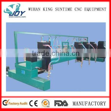 high thick metal cutting machine with the flame cutter head