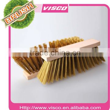 outdoor sweep brush with brown bristle, stable broom,VC9-01-300