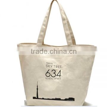 CB539 2015 Fashion Raw Cotton Canvas Tote Bag For Shopping