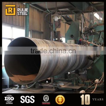 api ssaw steel pipe, large diameter thin wall pipe, spiral tube former