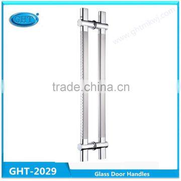 high quality round Pipe Shape Stainless Steel glass Door Handel GHT-2029A